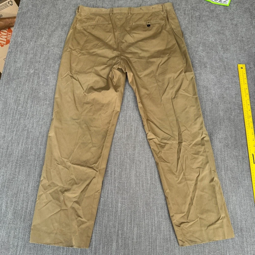 Banana Republic Dress Pants Mens 38x32 Brown Flat Front Formal Office Career